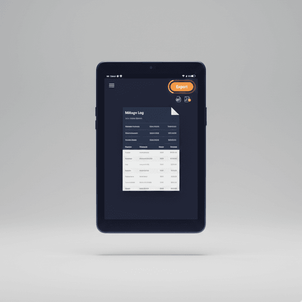 Reports & Export - funkcja aplikacji Autokilometry